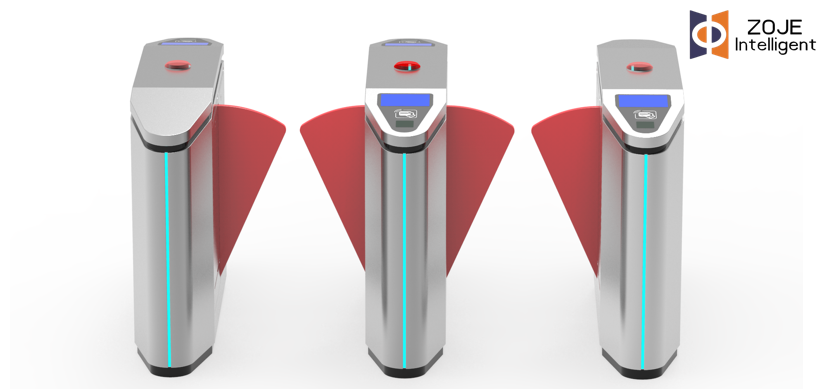 Quelles sont les caractéristiques de sécurité des tourniquets à rabat Metro ?